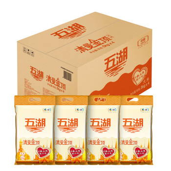 移动端、京东百亿补贴：五湖 清曼金顶大米 10斤*4箱