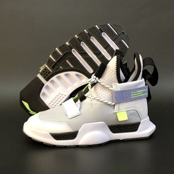 李宁(li-ning)中国李宁男鞋休闲鞋2019春季新款高帮重燃运动鞋男鞋