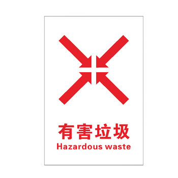 冠峰 其他垃圾(国标) 垃圾桶分类标识贴纸墙贴北京上海杭州深圳垃圾