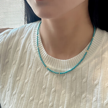 女的戴绿松石项链图片大全(女性佩戴绿松石的好处原来竟有这么多!) 第2张