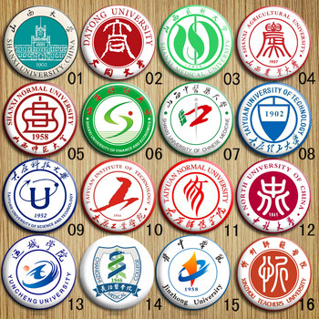 山西太原大同运城中北理工业农业医科技师范财经大学院校徽胸针04山西