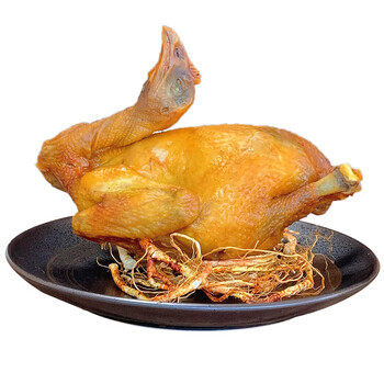 五指毛桃鸡河源特产广东客家古法盐焗鸡窑鸡香辣烤鸡客家五指毛桃鸡