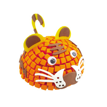 手工diy材料包幼儿园制作创意儿童 卡通3d动物马赛克粘贴立体贴画