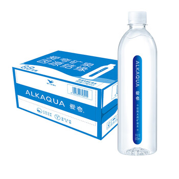统一 爱夸天然矿泉水 570mlX24瓶/箱 整箱 (新老包装随机发货)