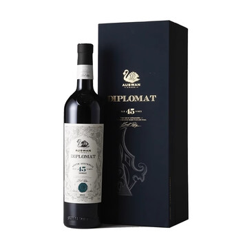 天鹅庄（AUSWAN）澳大利亚红酒 外交家35/45/60/70干红葡萄酒礼盒 外交家45单支礼盒装