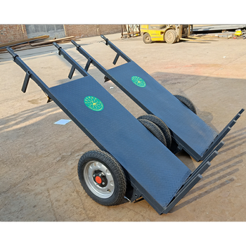 电动拉砖车工地用平板载重王搬砖手拉车爬坡建筑工程两轮小推车定制