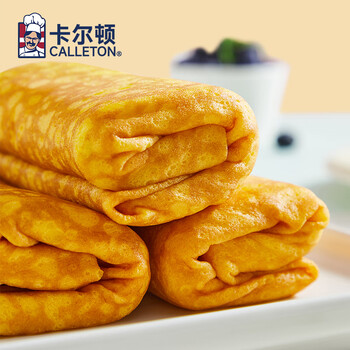 PLUS会员：Calleton 卡尔顿 蛋皮吐司面包 420g【约5包】