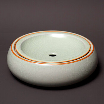 容山堂天青汝窑汝瓷陶瓷壶承茶壶托杯托壶承储水干泡功夫茶道配件 天