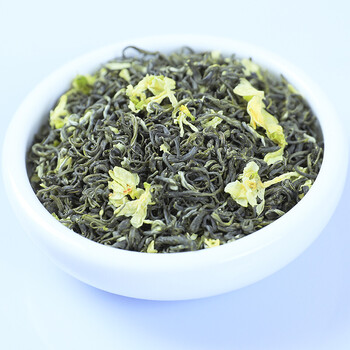 野栋 碧潭级茉莉飘雪花茶叶云雾高山绿茶卷曲浓香飘雪雪号 500g装