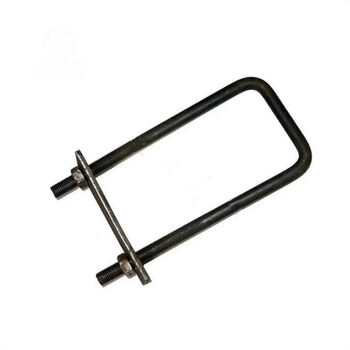 惠利得加长u型螺栓u型卡扣管卡箍m6m8m10u形卡管夹u型卡镀锌抱箍u型