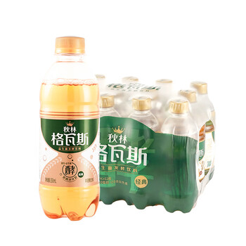 PLUS会员：秋林·格瓦斯 俄罗斯风味 面包发酵饮料 350ml*12瓶 整箱装