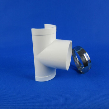 pvc软式透水管补漏片下水管三通接头开口补漏王110抢修器污水变径 75*