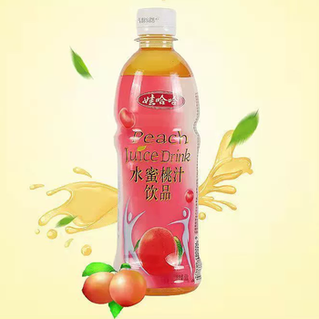 娃哈哈水蜜桃汁饮品500ml6瓶12瓶桃子味饮品复合果汁饮料水蜜桃汁