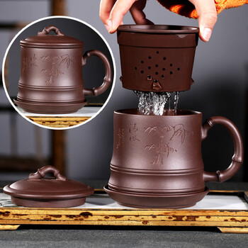 紫砂杯宜兴全手工原矿紫泥茶具套装价格走势