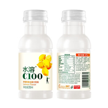 农夫山泉 NONGFU SPRING 水溶C100柠檬西柚味果味复合饮品饮料445ml瓶装 柠檬味250ml