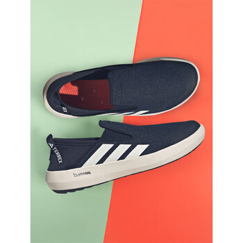 阿迪达斯（adidas）男鞋夏季新款TERREX B低帮透气帆布鞋休闲板鞋一脚蹬懒人鞋JI3502 JI3503 42.5