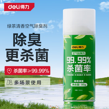 PLUS会员：得力 车内除味除臭汽车空调杀菌清洗剂