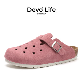 的沃 Devo Life的沃 清仓！包头软木勃肯洞洞鞋