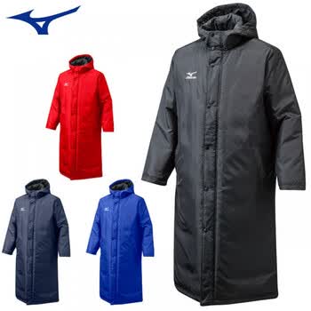 mizuno美津浓运动外套长款 男女冬季穿简约风训练服12je6g60正品 12j