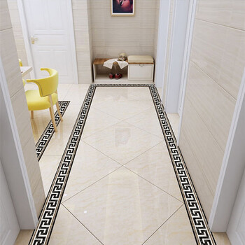 吉朵芸波导线地砖贴纸客厅玄关走廊餐厅地贴地脚线自粘防水耐磨地面贴