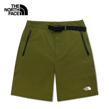 北面(The North Face)户外短裤女时尚运动24春夏宽松休闲五分裤 87VP PIB 8