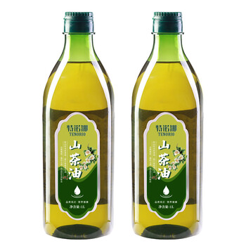 特诺娜 2025新油炒菜健身食用油健身 山茶油1L*2瓶装