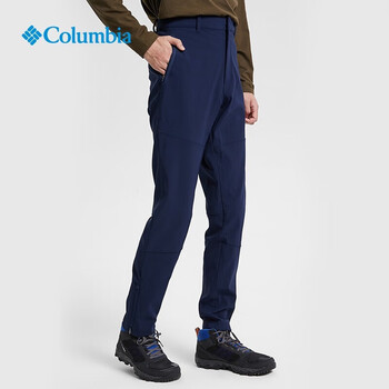 Columbia哥伦比亚户外秋冬男款拒水内里细绒休闲裤修身长裤AE0778 464 28