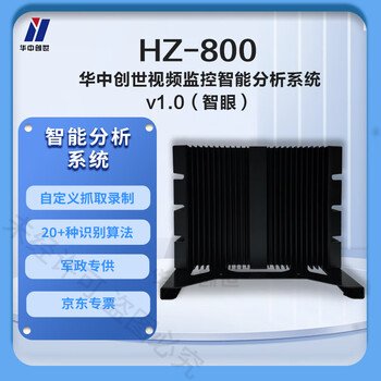 华中创世 HZ-800 AI行为管控智算盒 监控多种行为 周界 场景 16路+软件+算法（可定制）