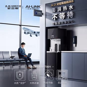 A.O.史密斯商用直饮机BZR1000-T801双温双控1000G热胆32L净水器 BZR1000-T801