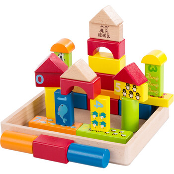 积木儿童拼装玩具兼容乐高益智拼插木制大积木婴儿123岁0幼儿童益智