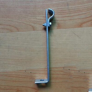 热镀锌扁钢避雷带支架防雷卡子防雷支架夹支持码l型直立避雷卡 彩瓦用