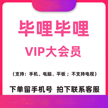 哔哩毕里毕里大会员年卡12个月毕里毕里会员哔里biliB站毕哩VIP大会员1年卡 哔哩大会员1年