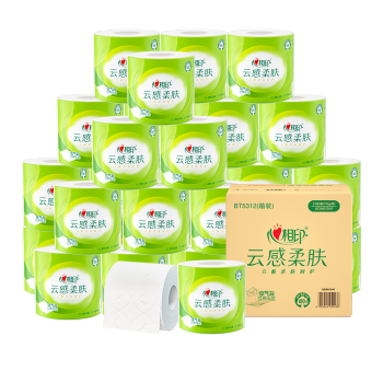心相印 云感柔肤 卷纸 4层110g30卷
