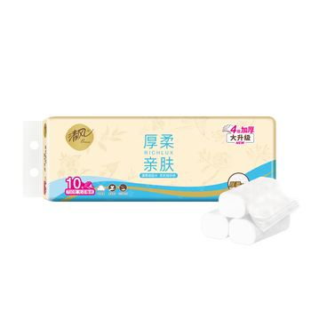 清风 reeze 清风 无芯卷纸 云柔纯品4层70克10卷
