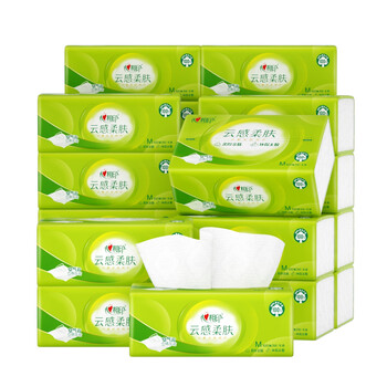 心相印 Infeel.me 心相印 云感柔肤 抽纸 3层100抽24包(M码)
