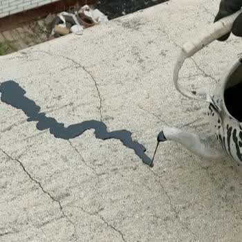 沥青胶泥油性灌缝胶屋顶防水补漏公路切割缝道路填缝胶免熬型 25kg 路