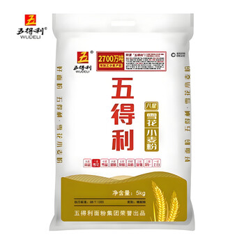 五得利 八星雪花小麦粉 5kg