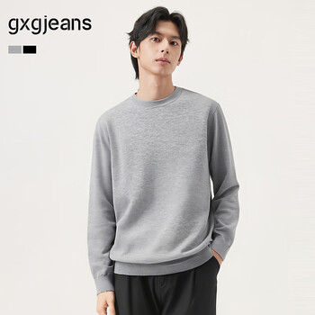 gxgjeans gxg.jeans男装*  多色基础内搭简约打底圆领毛衣线衫