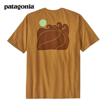 巴塔哥尼亚巴塔哥尼亚男士户外休闲环保面料短袖T恤  37718 PFGD  M