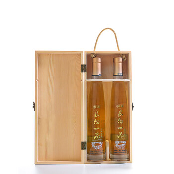 瀚蜂蜂蜜酒 13.5°长白一品果酒 黑蜂蜂蜜酿制发酵甜酒 375ml*2礼盒装