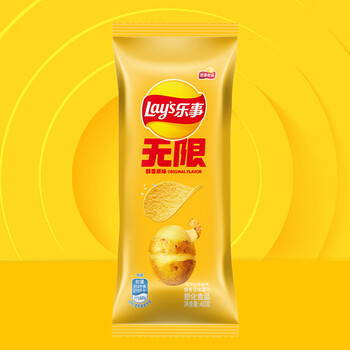 乐事（Lay's） 经典/大波浪/奇多系薯片 玉米棒40g/50g 单袋装办公室休闲零食 无限忠于原味40克【抽屉装】