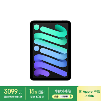 苹果 Apple iPad mini 7 2024款 平板电脑（A17 Pro、128GB、WLAN版、深空灰色）