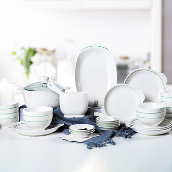 【京东旗舰店】顺祥家用餐具套装  柯罗40件套