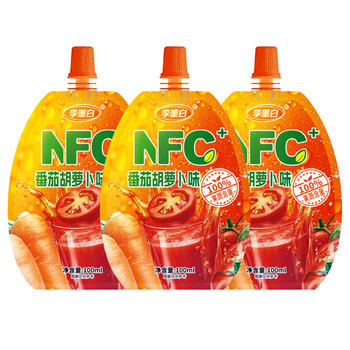 李墨白 番茄胡萝卜汁 100ml*8袋