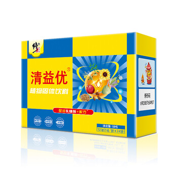 优智 修正 清益优植物固体饮料5g*24袋 一盒装