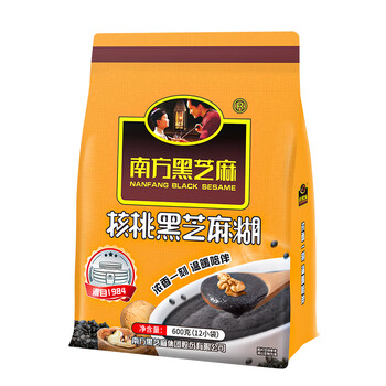 南方黑芝麻 芝麻糊 核桃味 600g