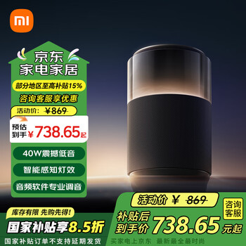 小米 Xiaomi Sound Pro 智能音箱 黑色