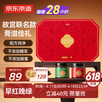 京东京造 故宫玉灵膏+五指毛桃香薷膏礼盒