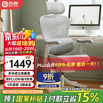 西昊 Doro C100 人体工学椅 云白