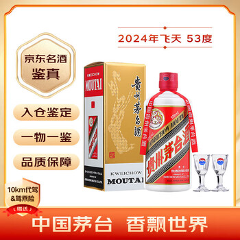 移动端、京东百亿补贴：茅台 MOUTAI 飞天茅台 53%vol 酱香型白酒 500ml 单瓶装